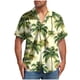 thumbnail image 2 of Blusa y camisa de manga corta con cuello vuelto para hombre, blusa informal de moda con botones y manga corta para hombre, 2 of 5
