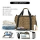 thumbnail image 5 of Balery Leopard Print Brown Bolsa de Gimnasio para Mujeres, Bolsa de Viaje con Bolsillo Húmedo, Bolsa de Fin de Semana para Mujeres, Bolsa de Viaje Resistente al Agua, 5 of 7