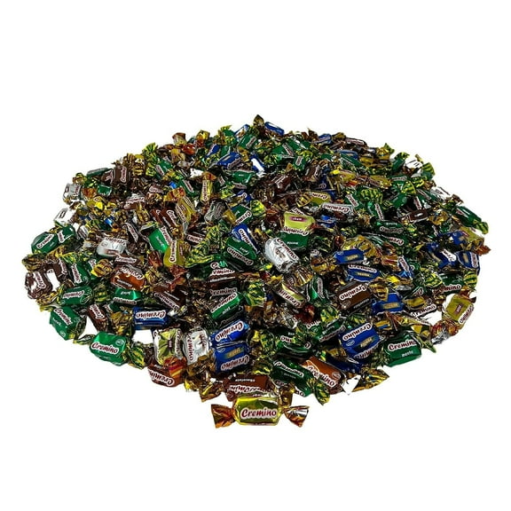 Cremino Dessert Taffy Chews - 96 Piece, 6 lbs Assortment