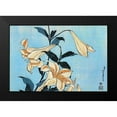 thumbnail image 2 of Hokusai 14x11 Black Modern Framed Museum Art Print Titled - Lilies, 2 of 5