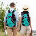 thumbnail image 5 of Yiaed Rex Dinosaur With Sunglasses Print Backpack, Premium Laptop Backpack, Travel Backpack for Women, Lightweight Backpacks, Comfortable Back Pack-Medium, 5 of 5