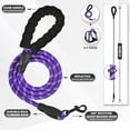 thumbnail image 6 of No Pull Dog Harness with Free Heavy Duty 5ft Leash, Adjustable Soft Padded Dog Vest, Reflective No-Choke Oxford Vest for Large Dogs (Purple,Large), 6 of 7