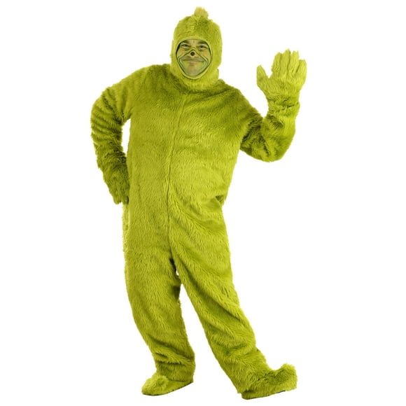 Dr. Seuss Grinch Adult Plus Open Face Costume