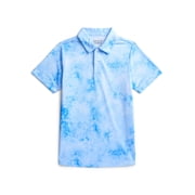 Boys Active Polo Shirt with Short Sleeves, Sizes 4-18