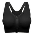 thumbnail image 3 of hgsbede Women Sports Bra Front Opening Closing Zipper without Steel Rring Mesh Shoulder, 3 of 6