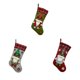 thumbnail image 5 of Injueey Calcetín de Navidad a cuadros, decoración de Navidad, media de felpa no tejida, bolsa colgante para ancianos, fiesta, regalo de Año Nuevo, Type3 NO3 Injueey HA008744-02, 5 of 6
