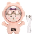 thumbnail image 1 of Calentador de manos USB de doble cara con calefacción rápida, tres niveles, ajustable, recargable, digital, para la escuela, Space Bear, 1 of 15