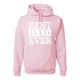 thumbnail image 2 of Wild Bobby, Best Dad Ever Daddy husband Father's Day Gift | Mens Father's Day Hooded Sweatshirt Graphic Hoodie, Light Pink, 3XL, 2 of 4