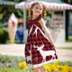 thumbnail image 5 of Balery Christmas Buffalo Plaid Camisón de princesa para niñas, pijama de algodón con mangas abullonadas, suave y bonito.-Small, 5 of 6