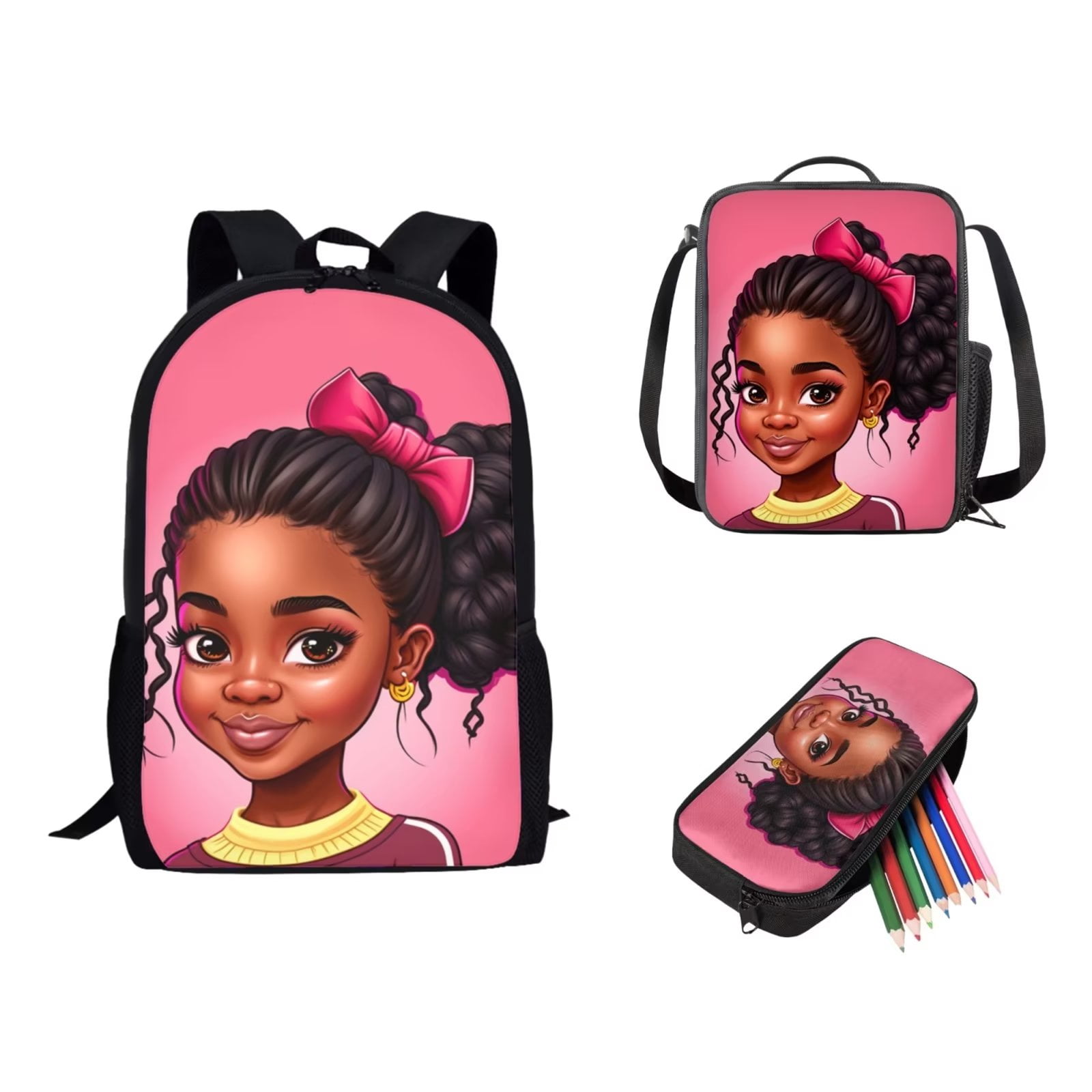 STUOARTE African Girl School Bags for Teen Girls Secondary Cute
