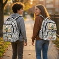 thumbnail image 3 of Pzuqiu Soccer Duck Camo 17 Inch School Bag Backpack for Boys Portable School Bookbags Large Capacity Travel Ruckpack Breathable Shoulder Bookbags Lightweight Laptop Daypack 6-8, 3 of 7