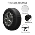thumbnail image 4 of Kll Excavator Tire Cover,Universal Wheel Tire Cover For Trailer, Rv, Suv, Truck,Camper And Many Vehicle,(14 Inch), 4 of 7