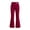 P12 Red, variant on Tfken Child Soft Comfy Pants School Daily Wear Flare Yoga Legging Pants Girls High Waist Stretch Print Kids Breathable Clothes Size 9-10 Years Black
