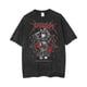 thumbnail image 5 of Camiseta con estampado gótico para hombre, ropa de calle de Hip Hop, Punk, Vintage, lavada, de gran tamaño, de verano, 5 of 5