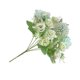 thumbnail image 4 of Yuarrent Decoración floral para el hogar Ramo artificial Boda Tela de seda Ramo de flores falsas Flores artificiales blanco verde 1 Stück, 4 of 6