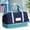 Blue, variant on Pencil Case Large Capacity Organizer Storage Bag Wide Opening Easy Access Durable Zipper Design, Multi Functional Makeup Travel Pouch, for Office Work Travel Adults