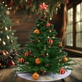 thumbnail image 5 of Classic Christmas Tree Skirt For Desktop And Tabletop Trees Made From Soft Fabric Easy To Clean And Maintain An Elegant Holiday Decoration Perfect Gift For Family And Friends, 5 of 5