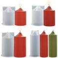 thumbnail image 4 of Cylinder Candle Mold,Pillar Silicone Mold for Candle Making Stripes Candle Mold for Handmade Soap,Aromatherapys Candle, 4 of 5