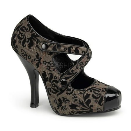 - CUTIEPIE-09, 3/4'' Hidden Criss Cross Pump Shoes