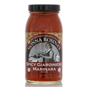 Nonna Rosina's | Spicy Giardiniera Marinara Sauce | Italian - Made with Enrico Formella Hot Giardiniera - Chicago Style Marinara Sauce 25oz.