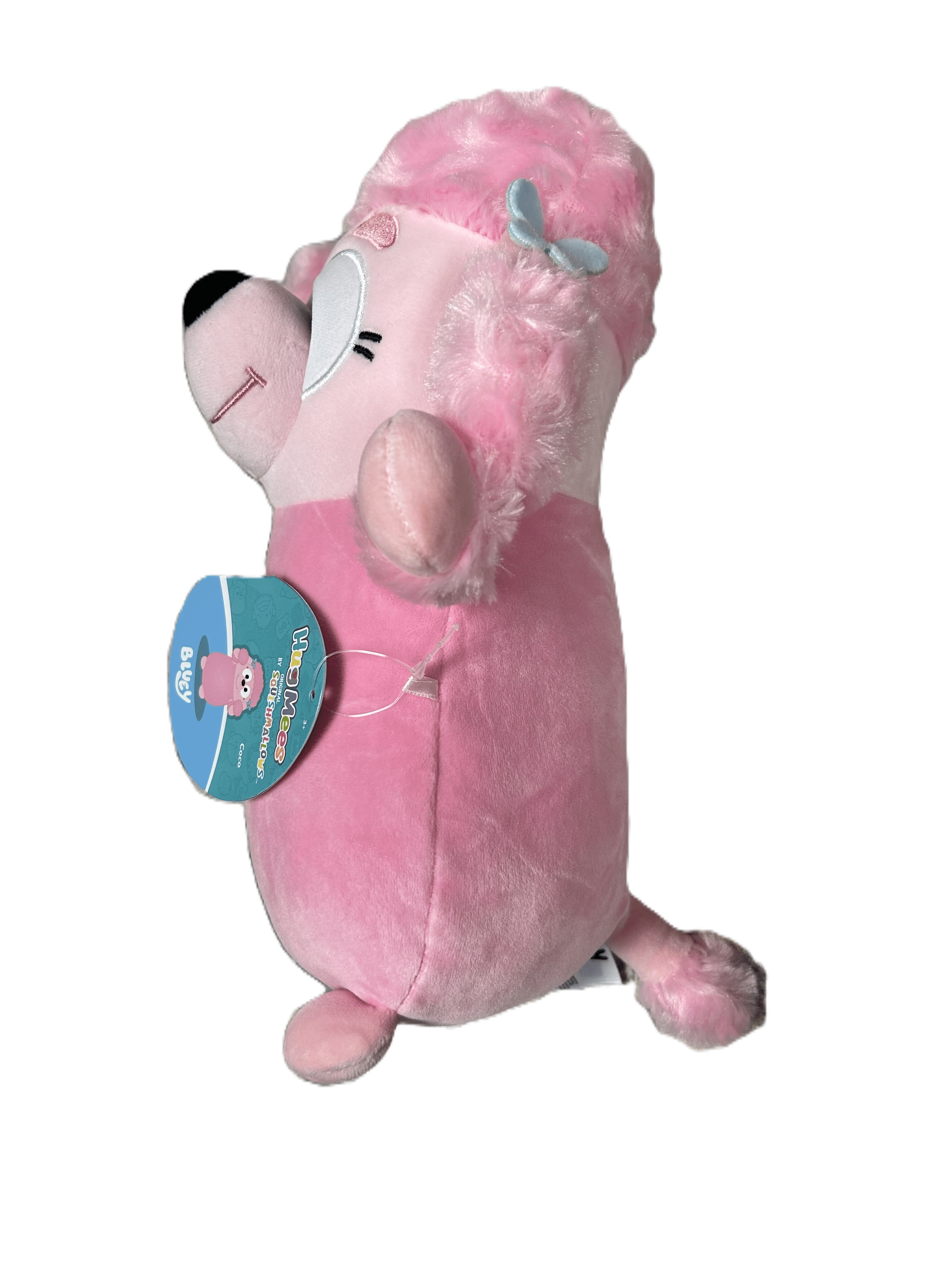 Squishmallows 10 inch HugMees Bluey & Friends Coco the Pink Poodle