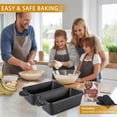 thumbnail image 3 of AILITOR Cast Iron Loaf Pan with Lid 9x5 Inch - Bread Baking Pans for Homemade Bread, Set of 2, 3 of 8