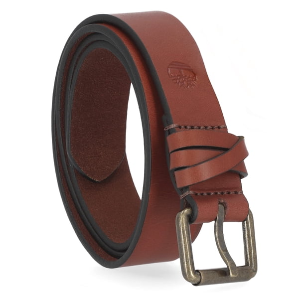 Cinturón de piel Timberland Casual para mujer, marrón