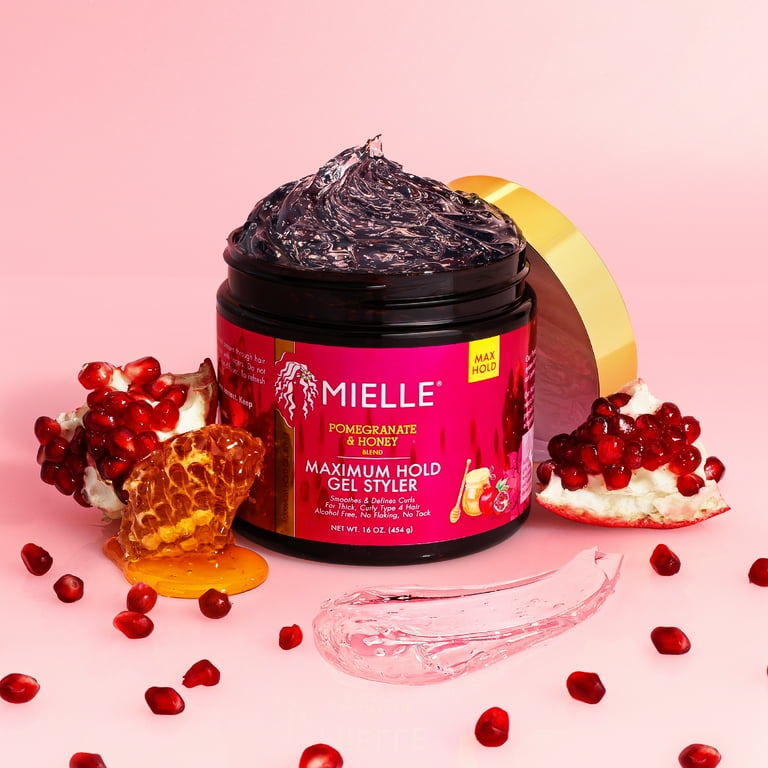 MIELLE Pomegranate & Honey Maximum Hold Gel Styler (16oz) MIELLE Pomegranate & Honey Maximum Hold Gel Styler (16oz)
