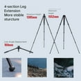 thumbnail image 3 of Falcam TreeRoot 61" F38 Pro Quick Lock Travel Tripod,with 360 Degree Damping Ball Head Load Capacity 5kg/11lbs,Carbon Fiber Tripod with F22 Interfaces, 1/4" Screw,Carry Strap Holes for Cameras, 3 of 8