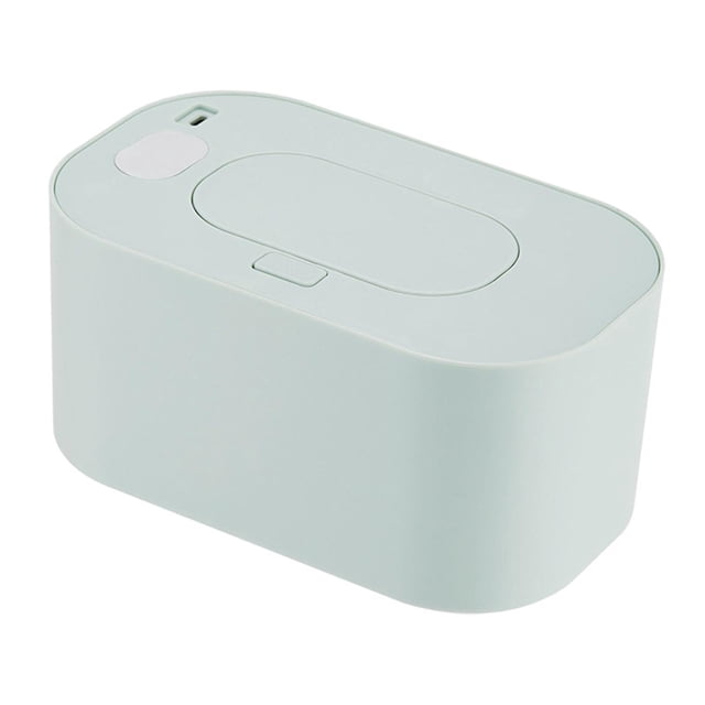 Calentador de toallitas húmedas para bebés, fácil de usar, portátil e inteligente. Verde
