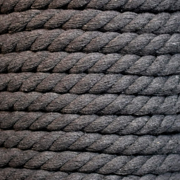 Super Soft 3 Strand Twisted Cotton Rope - Multiple Colors to Choose from in Various Diameters and Lengths