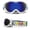 D, variant on Giunmcul Double-Layer Anti-Fog Ski Goggles with Ergonomic Polycarbonate Frame Windproof and Sandproof Outdoor Riding Eyewear