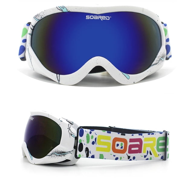 Teissuly Color Double Layer Anti-Fog Ski Goggles Windproof Mirror Outdoor Riding Goggles Teissuly WER202311012027