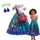 thumbnail image 2 of Disney Mirabel Princess Dress Suit Charm for Girls Cosplay Carnival Birthday Party Children Encanto Costume and Bag5T (120) Gao Jinjia LED, 2 of 2