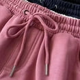 thumbnail image 4 of Tejiojio Active Women's Summer Clearance Fashion Womens Drawstring Casual Elastic Waist Loose Solid Shorts Pants, 4 of 7