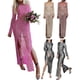 thumbnail image 5 of Txlixc Vestido de mujer, vestido transparente de manga larga (verano), S / M / L Txlixc moda, 5 of 6