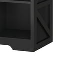 thumbnail image 2 of Dextrus 8 Cube Organizer Bookcase, Farmhouse Cubby Bookcase, Horizontal Open Shelf Bookshelf for Living Room, Bedroom, Home Office, Black, 2 of 12
