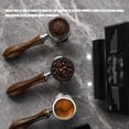 thumbnail image 3 of Coffee Dosing Cup 58mm Stainless Steel Coffee Filter Dosing Cup Coffee Dosing Cup Powder Feeding Part for[Black], 3 of 9