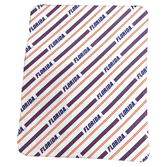 Logo Brands Florida Gators 50" x 60" Classic Vertical Stripe Fleece Throw Blanket
