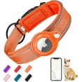 thumbnail image 1 of LAICAIW Collier pour Chien AirTag, [Orange-Size S] Collier pour Chien Apple Réfléchissant AirTag, Collier pour Chien AirTag Épais, Support de Collier pour Chien AirTag Intégré pour Petits Moyens Grands Chiens, 1 of 7