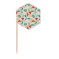 thumbnail image 1 of Merry mas Tree  Illustration Toothpick Flags Cupcake Picks Party Celebration, 1 of 3