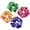 Multicolor-4, variant on HOMEIORA Soccer Ball Print Hair Tie, 3D Soccer Ball Pendant Upgrade Design, Football Hair Scrunchies for Cheer Girls, 2 Pcs / Set Package: 1*Black 1*White