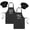 LITTLE Chef, CHEF in training, variant on AOWOO 2Pcs Parent and Child Aprons Set, Perfect Mommy and Me Kitchen Cooking Apron with 2 Pockets, Matching Aprons and Chef Hat Set for Kids and Adults Role Play Chef Toy Cooking Gift