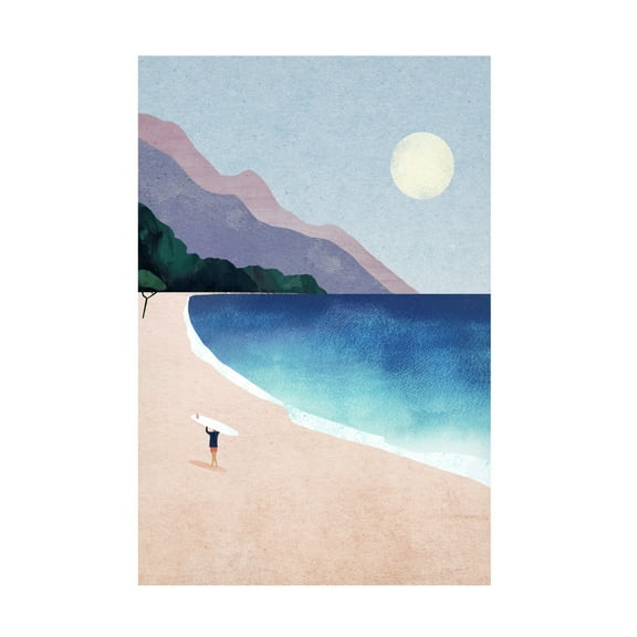 Trademark Fine Art longwayhome Surf Beach Canvas Wall Art