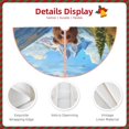 thumbnail image 3 of Bingfone Christmas Tree Skirt Mat Christmas Decoration Interior 36" -Snowy Mountain Photography Bear, 3 of 6