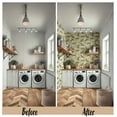 thumbnail image 3 of S4Sassy Peel & Stick Vinyl Wallpaper, Chic Flying Cranes Wallpaper Contact Paper Waterproof - Green, 25"x360", Textured Removable Wall Covering for Bedrooms & Living Areas, Renter Spaces, Cabinets, 3 of 9