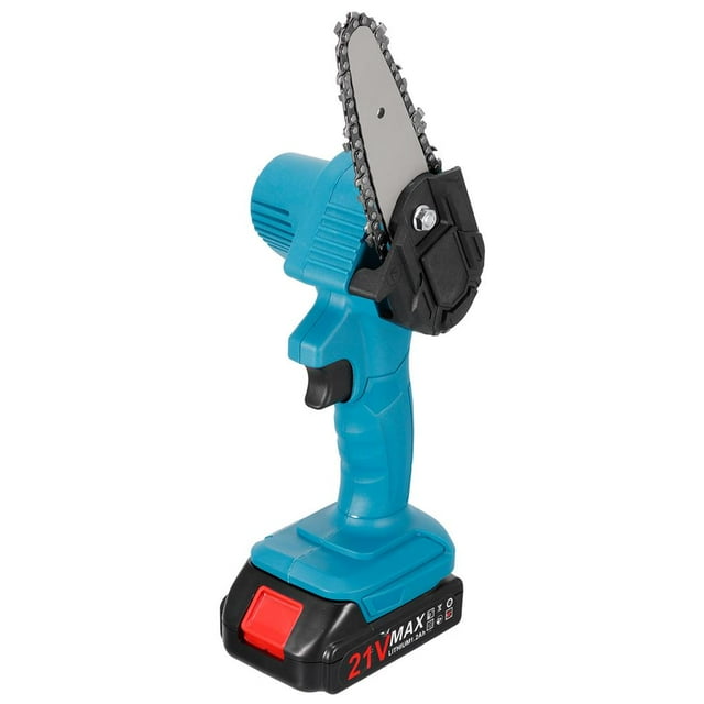 Mini Motosierra Eléctrica De 4 Pulgadas Y 550 W, Motosierra Portátil, Motosierra Eléctrica Inalámbrica Con Batería Para Podar Árboles, Cortar Madera, Jardín Moyic TO005415-01
