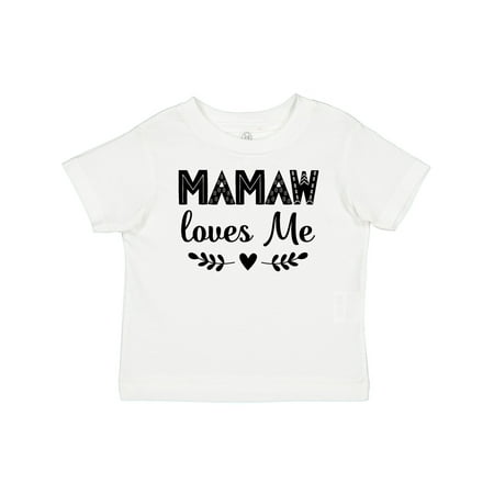 

Inktastic Mamaw Loves Me Grandchild Outfit Gift Baby Girl T-Shirt