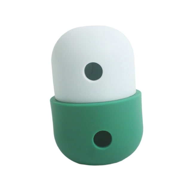 Dispensador de juguete duradero para masticar perros Sunnimix Bola dispensadora de ejercicio Blanco verde