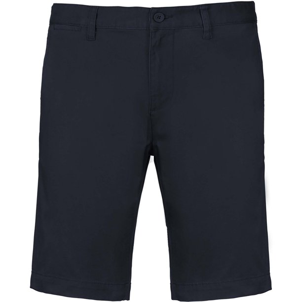 Kariban - Pantalón corto chino Bermuda para chico hombre (Azul oscuro)